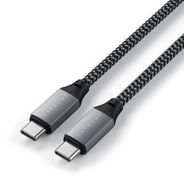 satechi usb-c to usb-c short cable 25cm (space grey)